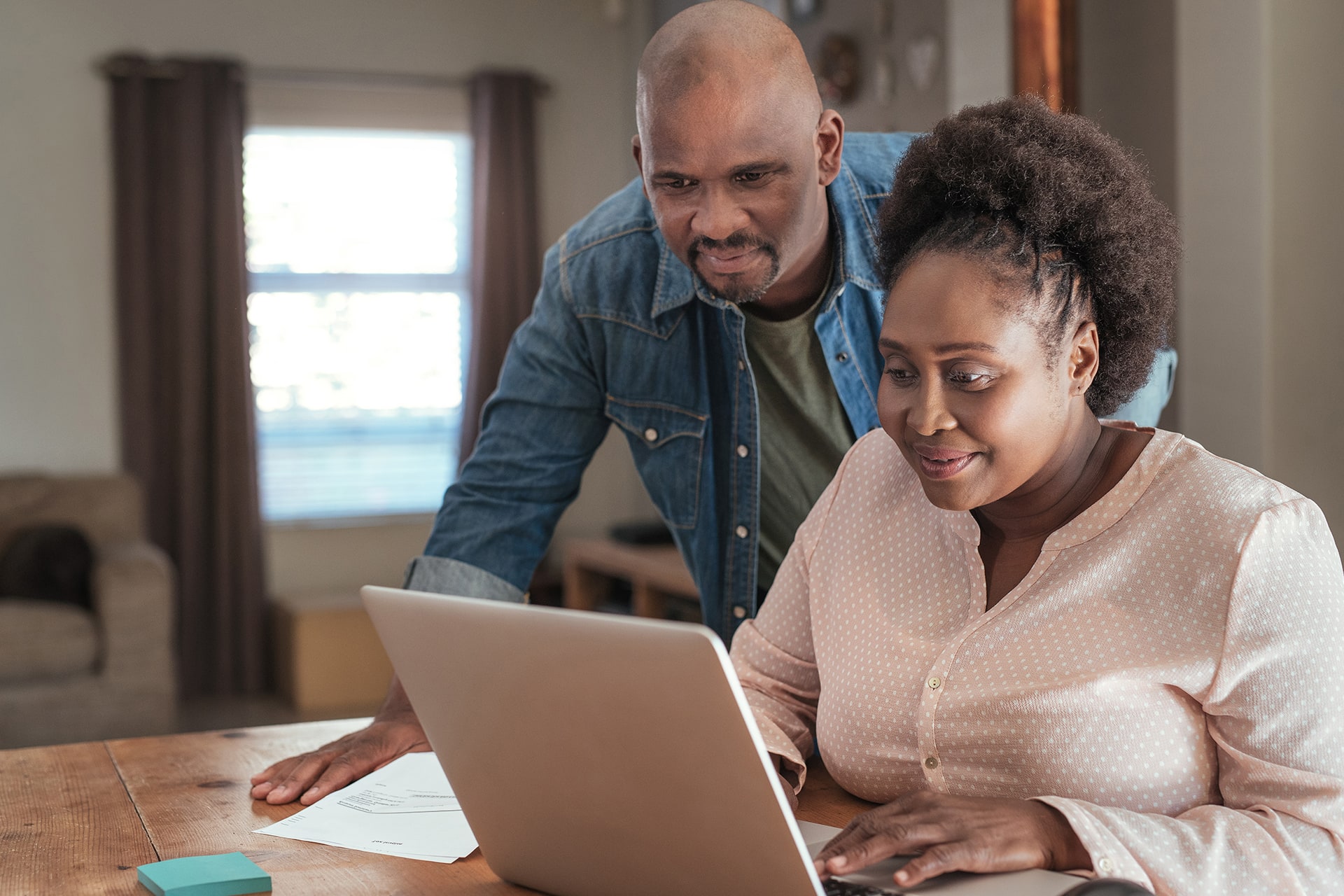 TrustLink Online Banking African American Couple