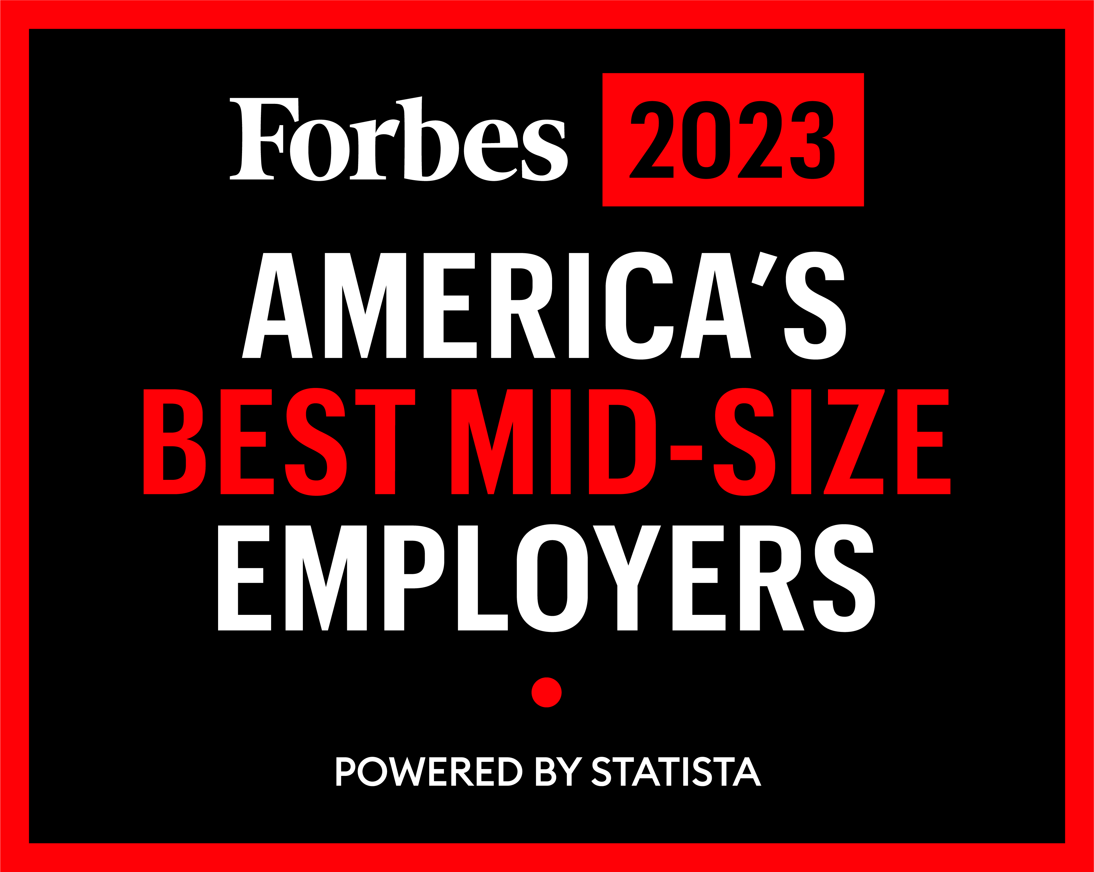 Forbes 2023 America's Best Midsize Employers