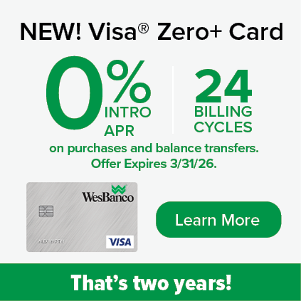 New! Visa Zero+ Card